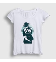 Presmono Kadın Beyaz Mib Westworld T-Shirt 224722tt