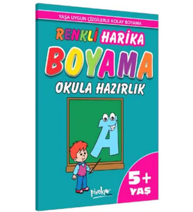 Renkli Harika Boyama Okula Hazırlık (5+Yaş)