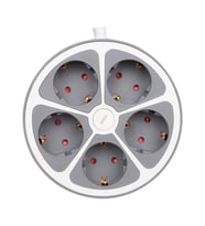 VEA VE-G605Y 5 li Grup Priz Uzatma Kablosu 3680 Watt 16 Amper Anahtarlı 1.5 Metre Kablo Isıya Dayanıklı