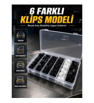 Mey İthalat® Otomotiv Plastik Klips Seti Kaporta, Çamurluk, Davlumbaz ve İç Trim Klipsleri