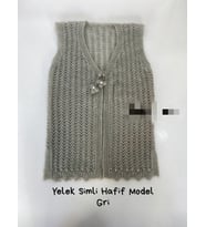Gri simli yelek modelleri