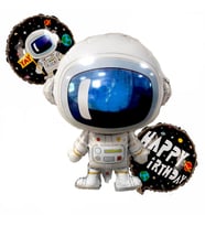 Astronot Folyo Balon Set 3'Lü-