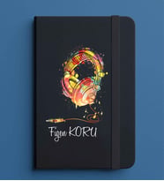 Kişiye Özel 13x21 Siyah Defter-6