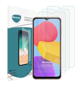Microsonic Samsung Galaxy M13 Screen Protector Nano Glass Cam Ekran Koruyucu (3`lü Paket) (Renksiz)