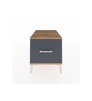 Kronos Komodin Tek Çekmeceli 44x59x48 Çam-Antrasit
