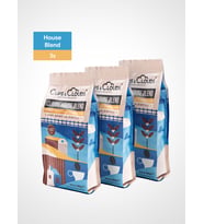 Clouds House Blend 250 G Orta Koyu Kavrulmuş Çekirdek Kahve Set 3lü