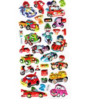 Sticker Kabartmalı Stiker Defter, Planlayıcı Etiket (limlra-038) - 17X9 cm - Arabalar, Taşıtlar