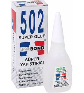 EVOBOND 502 YAPIŞTIRICI 20 GR (Karışık)