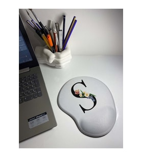 Harf Bakılı Bilek Destekli Mouse Pad