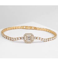 Gold Rengi Baget Suyolu Çelik Sns103018