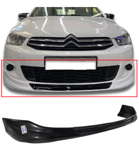 Citroen C Elysee Ön Ek Karlık Plastik Mat Siyah 2013 2014 2015 2016 2017 Makyajsız Kasa karlık+bodykit+ek