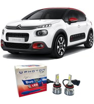 Citroen C3 Aircross Led Xenon Kısa Far Ampulü H7 Duo Yeni Seri Beyaz 2017+