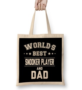 Fathers Day World's Best Triathlete And Dad Bez Çanta Uzun Saplı