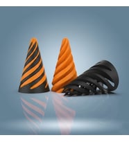 Spiral Geçmeli Koni Stres Çarkı - Masaüstü Dekoratif Obje Görsel İllüzyon - Fidget Stres Oyuncağı