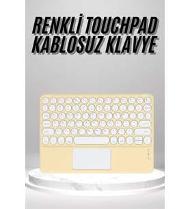 Northcity Touchpad Uyumlu Bluetooth Slim Kablosuz Q Klavye - Kablosuz Yazı Yazma Çözümü
