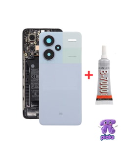 Redmi Note 13 Pro+ Plus Arka Kapak Pil Batarya Kapağı Kamera Lensli 23090RA98G Uyumlu + B700