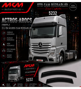 Mercedes Actros-Arocs (2017>) 2'li Ön Mugen Cam Rüzgarlığı