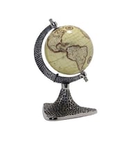 Dünya Küre Stantlı Dekoratif Döner World Globe Sl911-A 24cm (Çok Renkli)