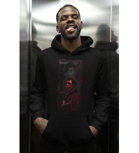 The Weeknd Rapper Baskılı Unisex Oversize Şarkıcı Hoodie