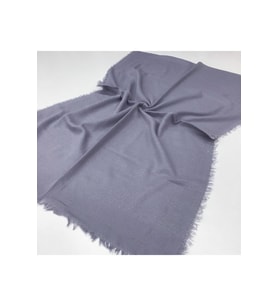 Düz Renk Cotton Seri Şal Eşarp Askısı ile Birlikte 75x200 cm Açık Gri-75x200