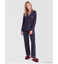LCW DREAM Lacivert Puantiyeli Kadın Pijama Takım