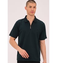 T0736 DEWBERRY ERKEK T-SHIRT-YEŞİL