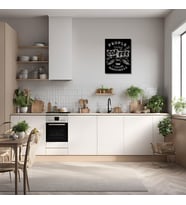 Özel Tasarım Metal Tablolar People Called Coffee I Called Happiness Metal Duvar Tablosu İmza (Siyah)