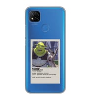 Redmi 9C / Redmi 10A Uyumlu Shrek Minimalsit Poster Desenli Şeffaf Telefon Kılıfı