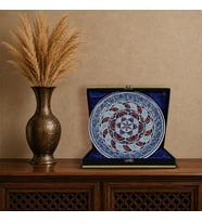 e38 EL İŞÇİLİĞİ ÇİNİ TABAK 25 CM - 6659