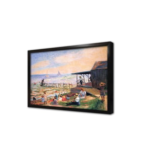 Beach Side Çerçeveli Mdf Tablo