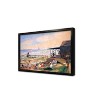 Beach Side Çerçeveli Mdf Tablo