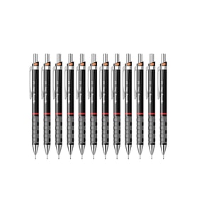 Rotring Versatil Kalem Tikky RD 0.9 MM Siyah Uçlu Kalem (12 Li Paket)