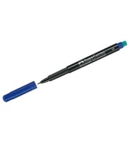 Asetat Kalemi 0.4mm S Üç Renk Faber Castel Asetat CD Kalemi (Mavi)