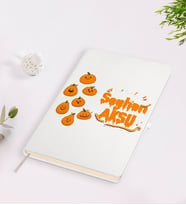 BK Gift Kişiye Özel Happy Halloween Tasarımlı Beyaz Defter-20