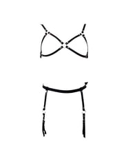 Mulvxbrf Brf02 Siyah Harness Takım Suni Deri Jartiyer Detaylı - Brf228 (Mulvix)