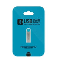 ﻿Powerway PW-8GB 8 GB USB 2.0 Mini Metal Flash Bellek