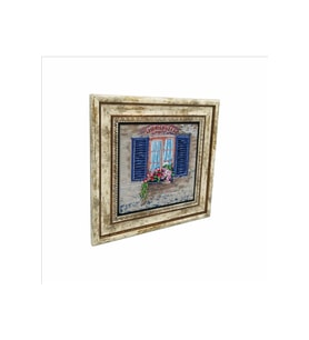 İtalya Görseli Baskılı Taş Tablo 25X25