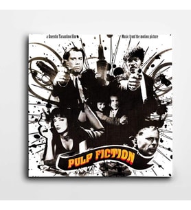 Pulp Fiction Kare Kanvas Tablo
