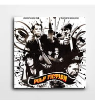Pulp Fiction Kare Kanvas Tablo