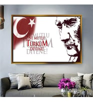 Altın Çerçeveli dekoratif tablo l1192 (Gold)