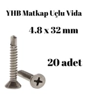 Matkap Uçlu Vida YHB 4.8x32 20'li Paket