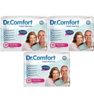 Dr.Comfort Yetişkin Hasta Bezi Bel Bantlı Tekstil Yüzeyli  M - Orta - Medium 90 Adet (3PK*30)