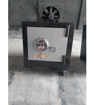 Yangına Depreme Dayanıklı Çelik Para Kasası 40 CM Siyah Gri