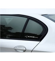 Civic Yan Cam Sticker Oto Kapı Çıkartma Tuning oto 20 cm x 7 cm yazı 190