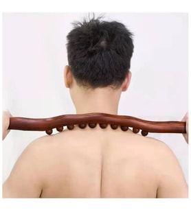 60 cm Doğal Ahşap Masaj Sopası