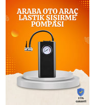Taşınabilir Elektrikli Oto Motosiklet Bisiklet Lastik Şişirme Pompası