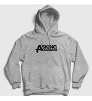 Presmono Unisex Gri Asking Alexandria Kapüşonlu Sweatshirt 375079tt (Gri)