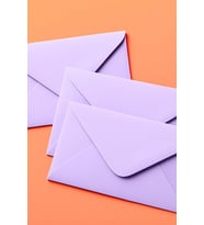 Minik zarf, 7x9 cm 25 adet (Lila)
