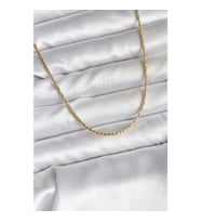 Mey İthalat® 14K Gold Renk Kaplama İnce Zincir Model CM Kadın Kolye