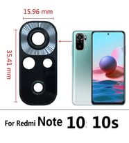 Tkgz Xiaomi Redmi NOTE 10S NOTE 10 4G Arka Kamera Camı Lens Yapışkanlı